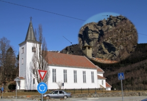 Himakånå fra Nedstrand kirke (klikk for større versjon)